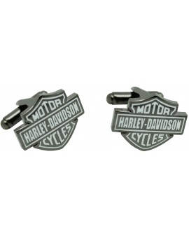 Black Harley Davidson Logo Cufflinks 