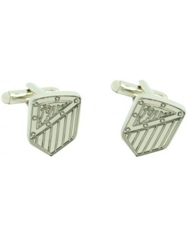 Silver New Atletico Madrid Shield Cufflinks 