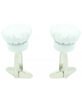 Gemelos Gorro de Cocinero 3D