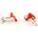 Wholesale Red Hair Dryer Cufflinks