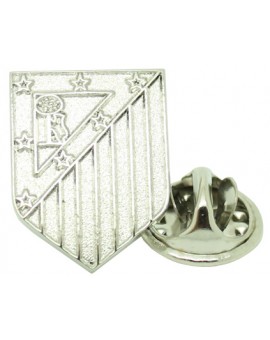 Pin Atlético de Madrid Plateado