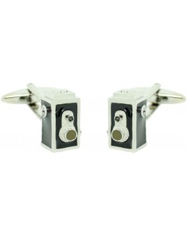 Black Vintage Camera Cufflinks 