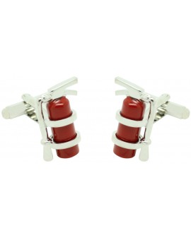 Fire Extinguisher Cufflinks 