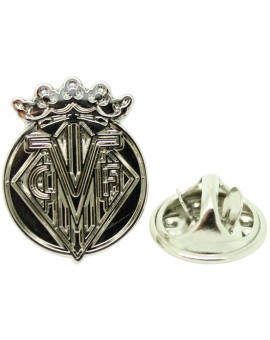 Silver Plated Villareal Football Club Pin