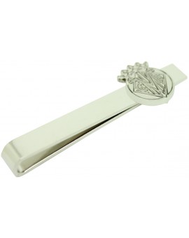 Silver Plated Villareal Football Club Tie Bar