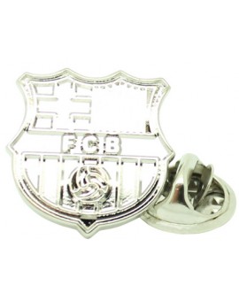 Pin FC Barcelona Plateado 