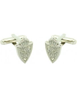 Silver Plated Real Zaragoza Cufflinks 