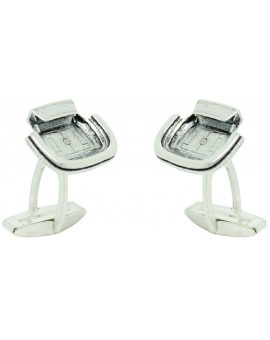 PREMIUM Sterling Silver Vicente Calderon Stadium Cufflinks 