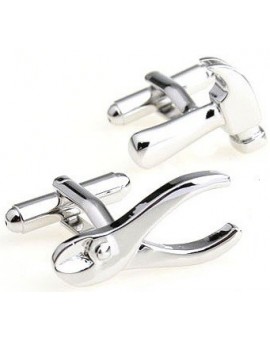 Hammer and Pliers Cufflinks 