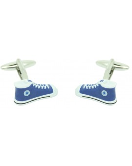 Gemelos para camisa zapatillas Converse Azules