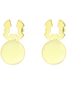 comprar cubrebotones para camisa dorado liso a medida