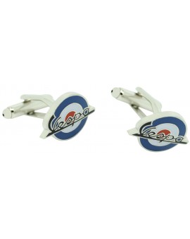 Blue Mod Vespa Cufflinks 