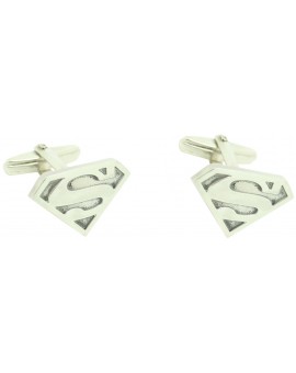 Cufflinks for shirt Superman 925 Sterling Silver PREMIUM