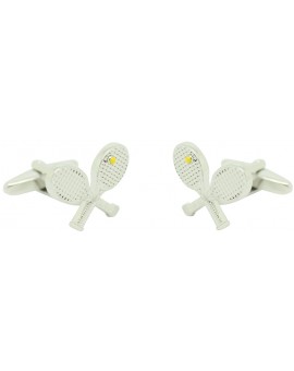 comprar raquetas de tenis plateada con pelota