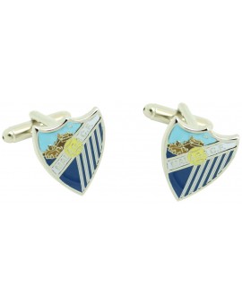 Cufflinks for shirt Malaga Club de Futbol
