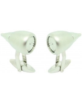 Cufflinks for shirt Turbine engine Silver airplane