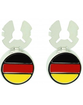 Cubrebotones para camisa Bandera de Alemania