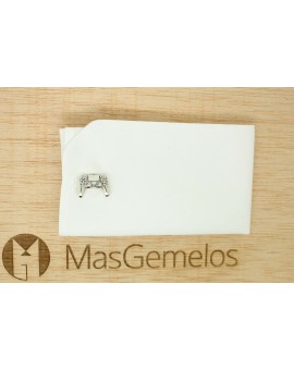 Gemelos para camisa mando PlayStation Plata de Ley PREMIUM