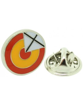 Lapel pin with rosette of Saint Andrew's Cross
