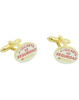 Cufflinks for security guard shirt