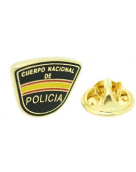 Pin de solapa parche policia nacional