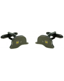 Boutons de manchette casque Division Bleue 250 Infanterie en gros