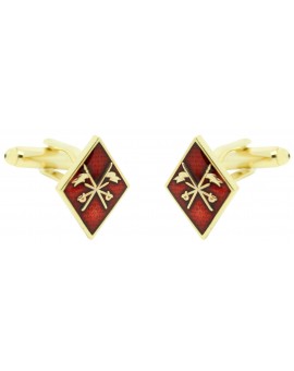 Cufflinks for rhombus cavalry emblem shirt