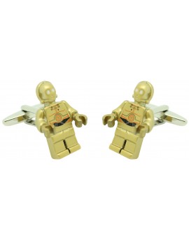 Gemelos para camisa Lego C3PO Star Wars