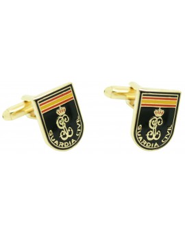 Cufflinks for shirt emblem old Civil Guard Spain