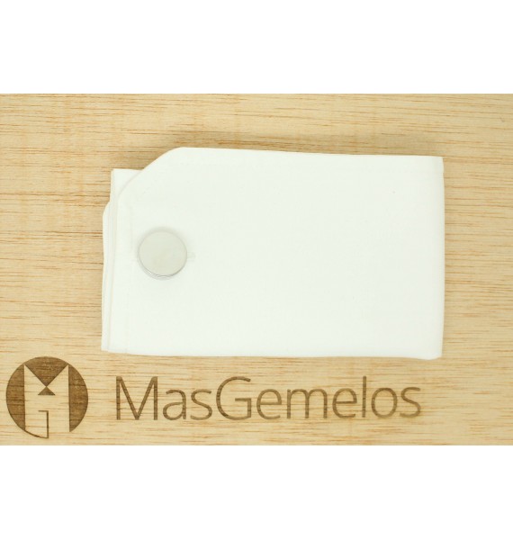 Boutons de manchette en acier rond 16 pour graver