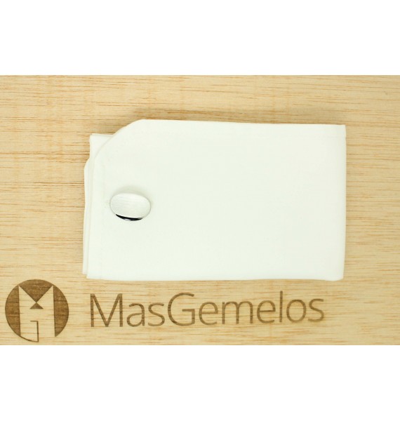 Gemelos para camisa acero ovalado 17 liso para grabar