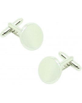 Cufflinks for shirt roundel button 15mm to record