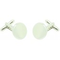 Cufflinks for shirt roundel button 15mm to record