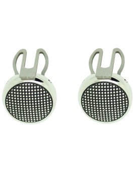 cover button roundel with dots - golden