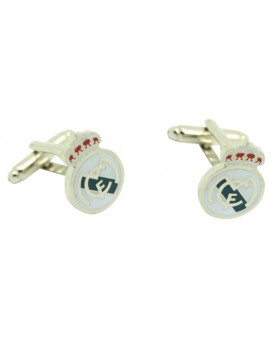 Cufflinks of Real Madrid smooth plated