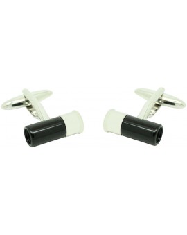 black Gun Cartridge Cufflinks 