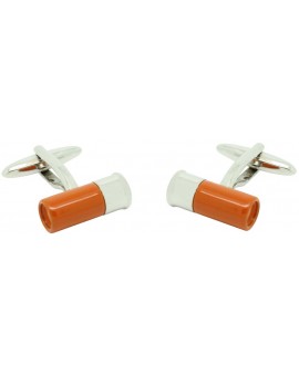 Gemelos para camisa Cartucho naranja