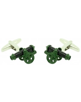 Cufflinks for artillery cannon