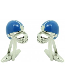 American football helmet shirt cufflinks