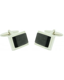 Lys black flower ICON shirt cufflinks