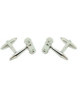 Cufflinks for shirt Judge 3D gavel