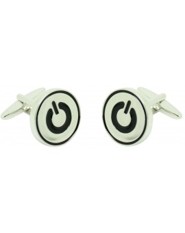 Apple Energy Button Shirt Cufflinks