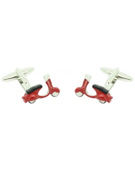Cufflinks for shirt Vespa 3D Red original
