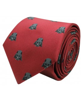 Corbata de seda Darth Vader Star Wars roja