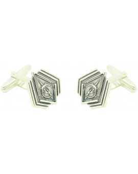 PREMIUM Sterling Silver Admiral of Battlestar Galactica Cufflinks