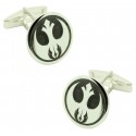 Star Wars Rebel Alliance Shirt Cufflinks Sterling Silver 925 personalized