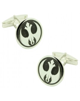 Star Wars Rebel Alliance Shirt Cufflinks Sterling Silver 925 personalized