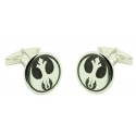 Star Wars Rebel Alliance Shirt Cufflinks Sterling Silver 925 personalized