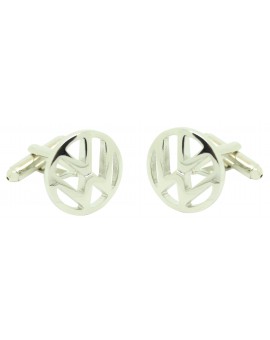 Gemelli da polso Volkswagen argento all'ingrosso