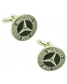 Black Mercedes Cufflinks 